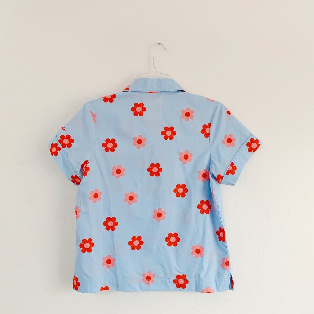 ban.do short sleeve pajama top, s - Picture 7 of 8